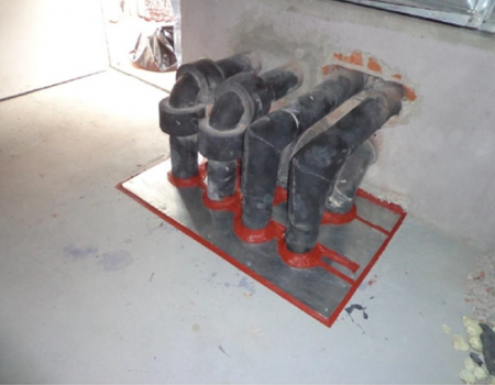 Sello en ductos de aire acondicionado